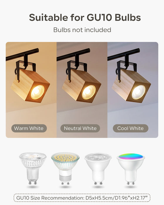 LVWIT Faretti LED Soffitto GU10 Orientabili Nero,Faretto Interno 3 Luci Soggiorno e Cucina [Classe di efficienza energetica A]