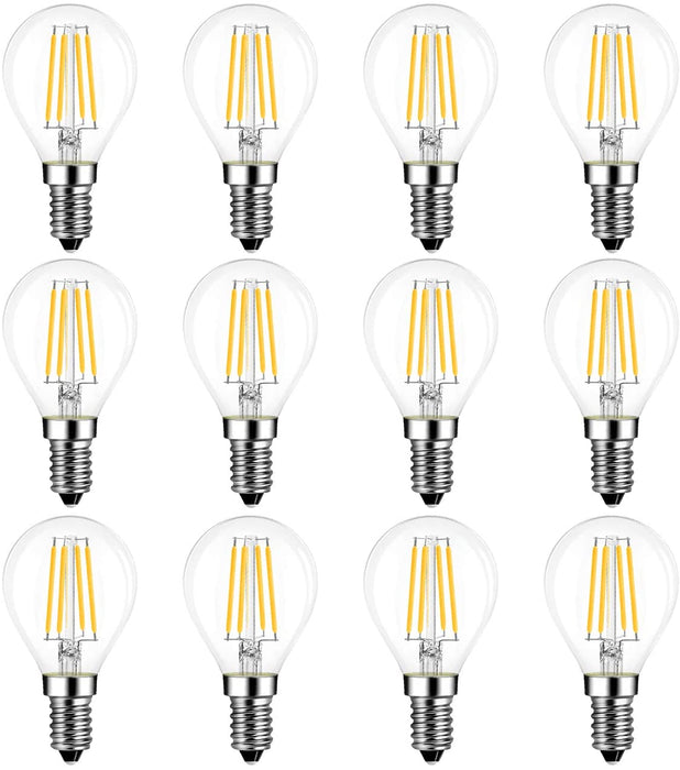 E14 LED Filamento Bombillas, G45 470Lm&806Lm 2700K