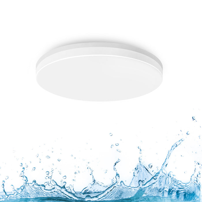 LVWIT Plafonnier LED Rond 18W 1800LM 4000K Blanc Neutre Ø220mm*50mm