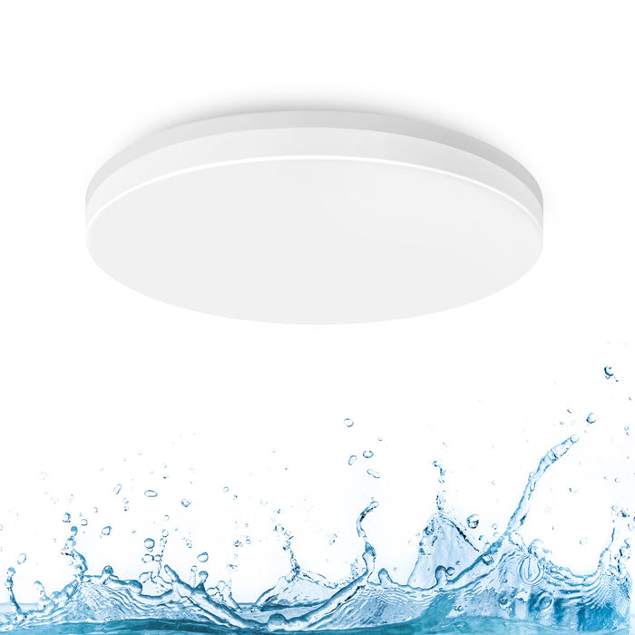 LVWIT Plafonnier LED Rond 18W 1800LM 4000K Blanc Neutre Ø280mm*50mm