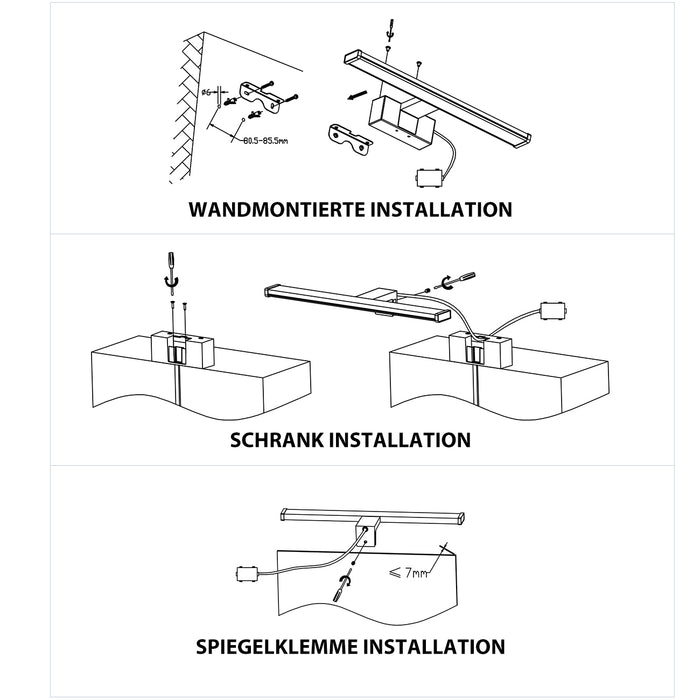 LED Spiegelleuchte 6W