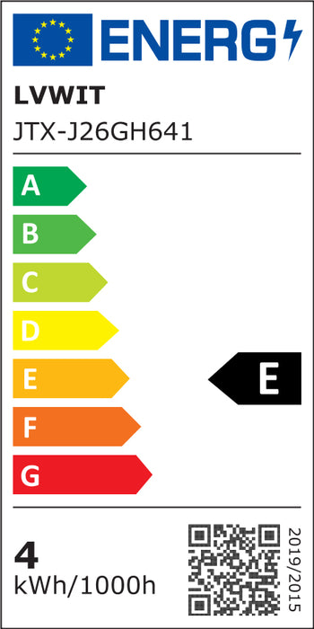 E27 LED Filament Bulb, A60 470Lm