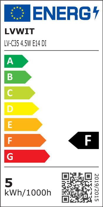 Dimmable E14 LED Filament Candle Light Bulbs